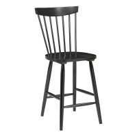 OSP Home Furnishings EAG26-BLK Eagle Ridge Counter Stool in Black Finish